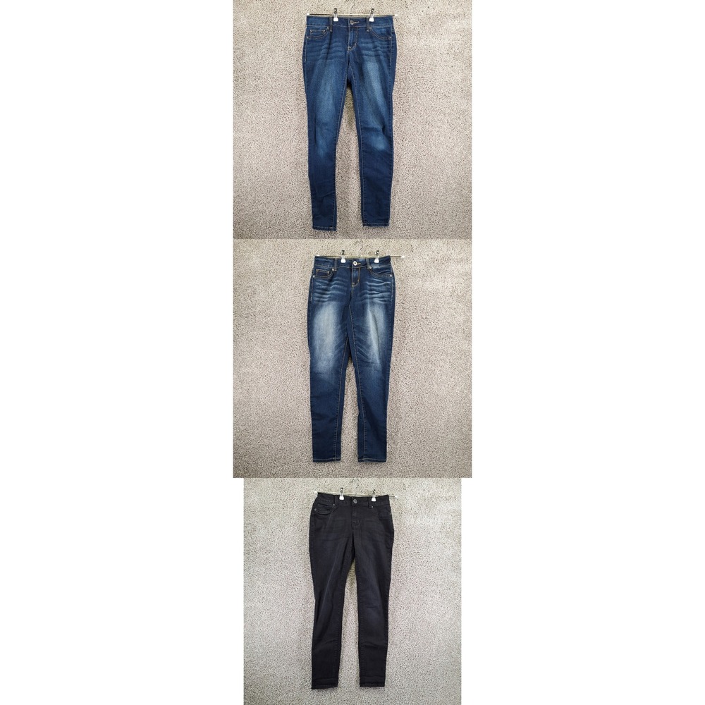 Maurices Jeans Womens S-REG Skinny Denim Low Rise Casual Y2K Lot of 3